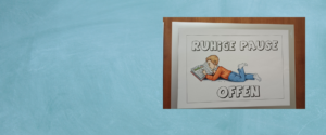 ruhige Pause